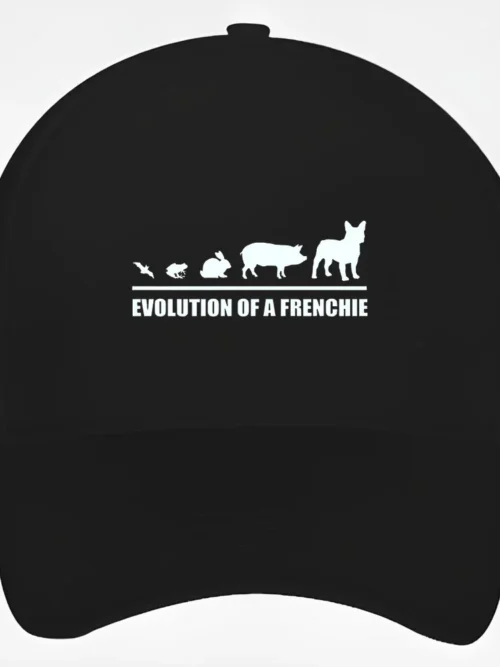 French Bulldog Baseball Cap #507- Evolution of a frenchie