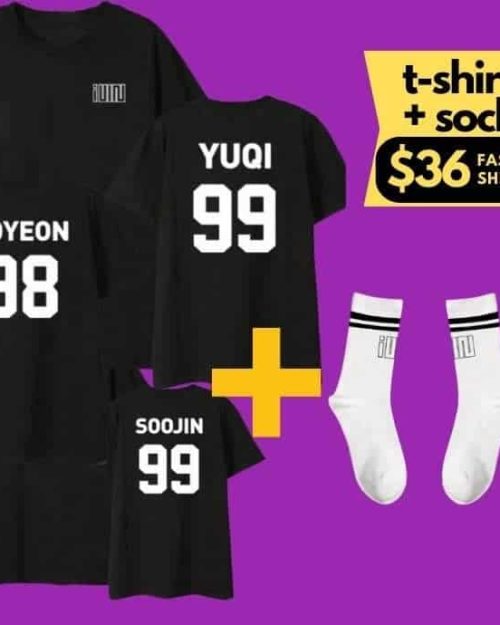 Gidle T-Shirt (G)I-DLE #5 + Socks