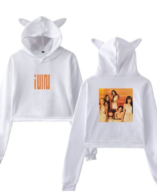 Gidle Cropped Hoodie #8