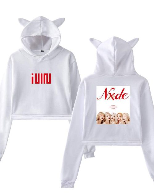 Gidle Cropped Hoodie #2