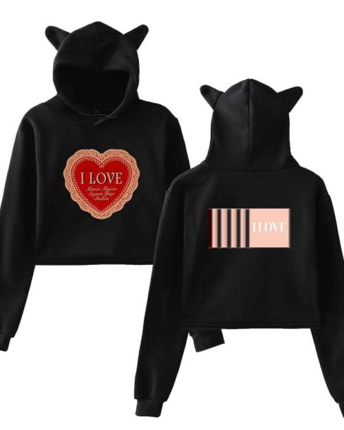 Gidle Cropped Hoodie #1