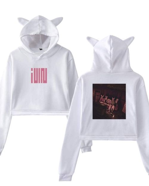 Gidle Cropped Hoodie #6