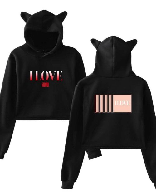 Gidle Cropped Hoodie #5