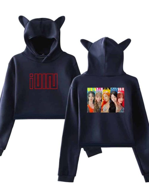 Gidle I Sway Cropped Hoodie #2