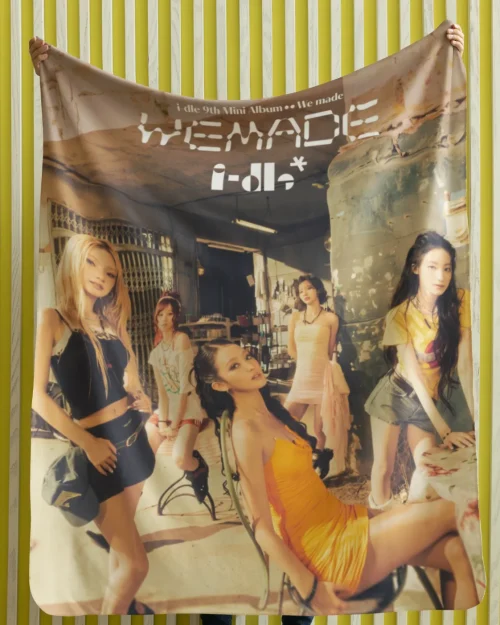 G-IDLE We Made Album Cover Blanket