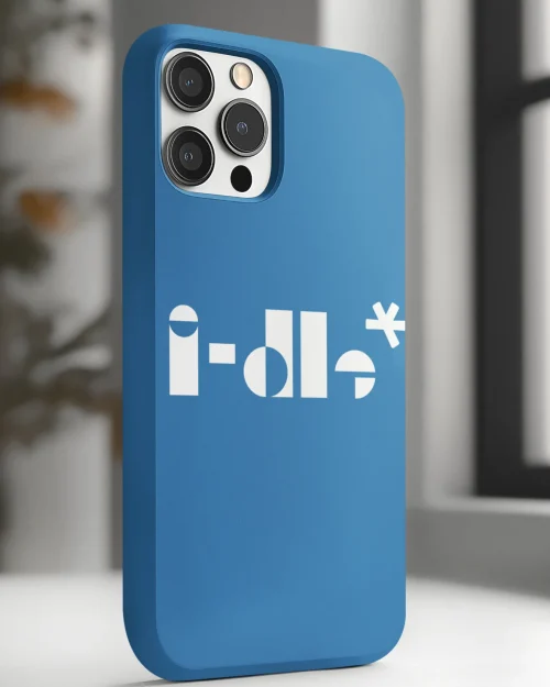 G-IDLE Blue Logo Phone Case