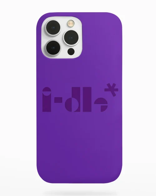 G-IDLE Purple Monochrome Logo Phone Case