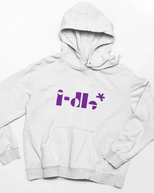 G-IDLE Purple Logo Hoodie