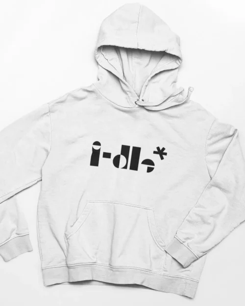 G-IDLE Black Logo Hoodie