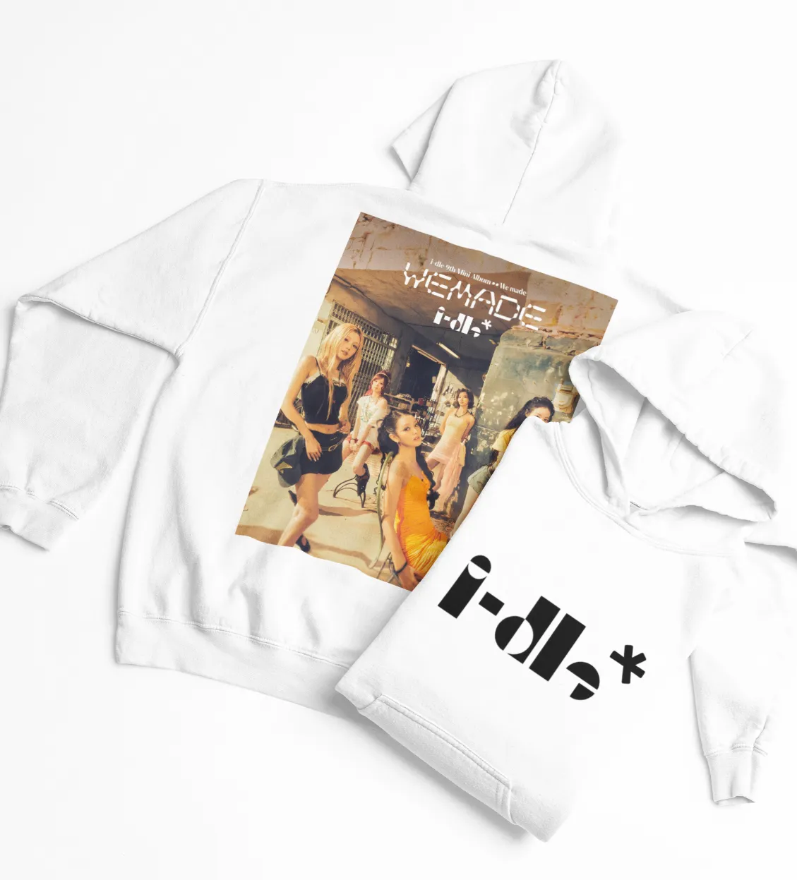 G-IDLE Black Logo Hoodie - Image 3