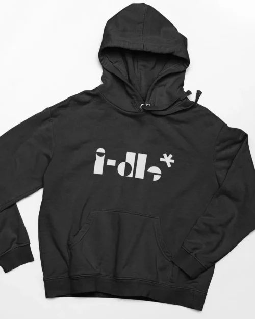 G-IDLE White Logo Hoodie