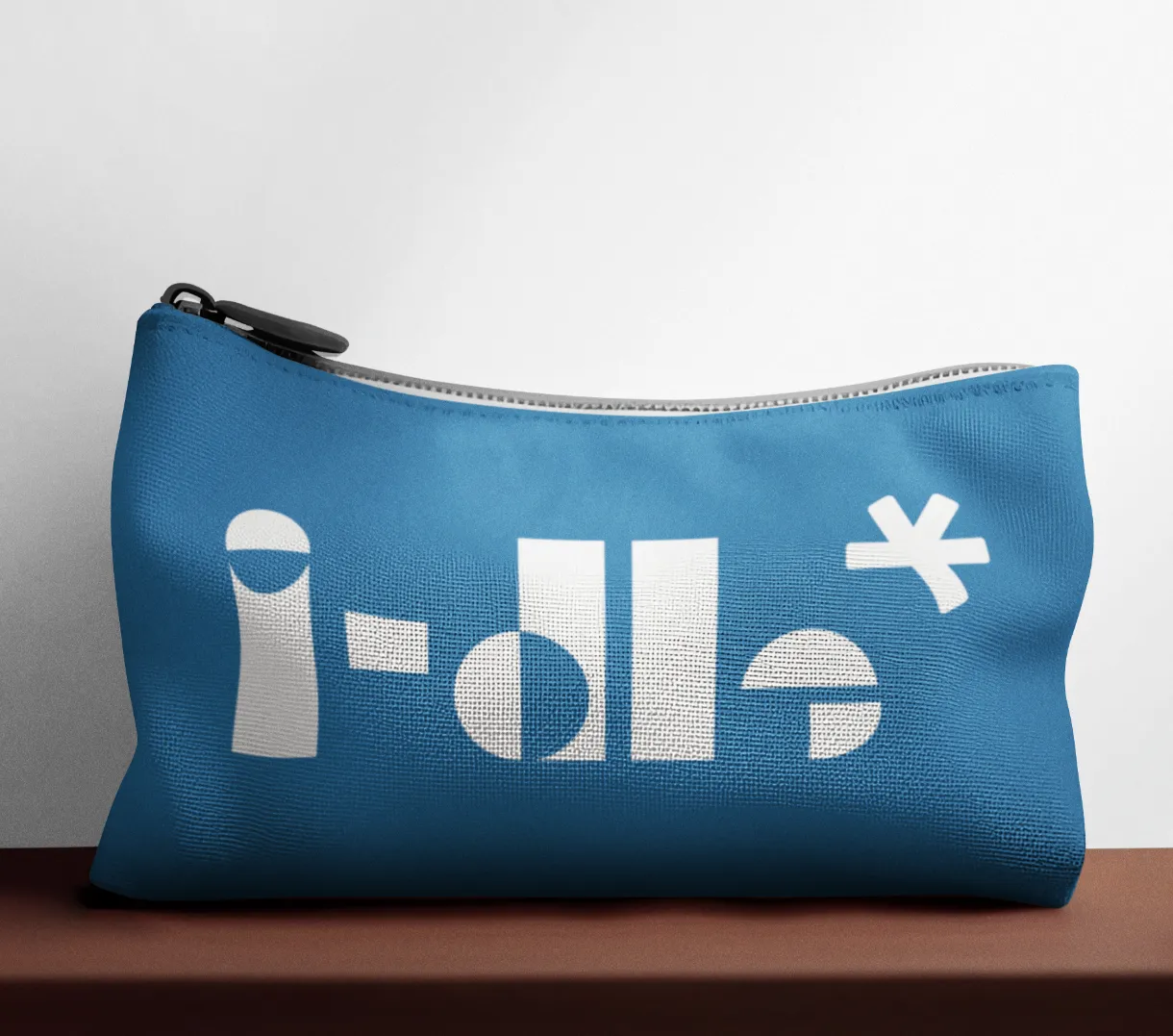 G-IDLE Blue Logo Pencil Case