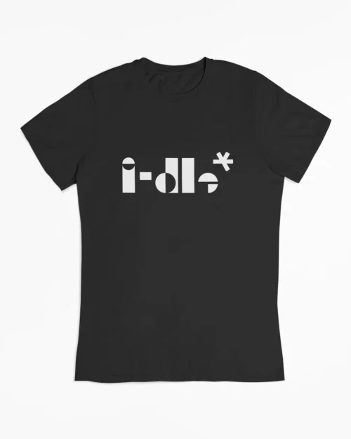 G-IDLE Black Logo T-Shirt