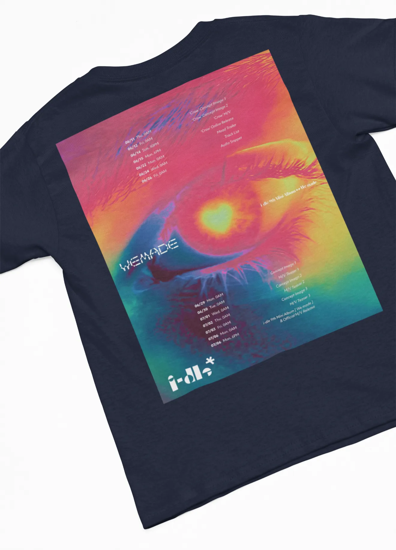 G-IDLE We Made Eye Thermal T-Shirt - Image 2